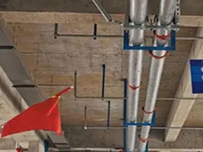 双清管廊支架的安装方法